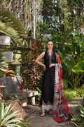 Noor by Saadia Asad | Luxury Chikankari Lawn24 | D6-A Black Laser - by - Libasekhas UK - Registered Vendor of : Noor by Saadia Asad - 100% Original Designer Dresss