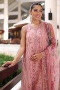 Noor by Saadia Asad | Luxury Chikankari Lawn24 | D4-B Pink Laser - by - Libasekhas UK - Registered Vendor of : Noor by Saadia Asad - 100% Original Designer Dresss