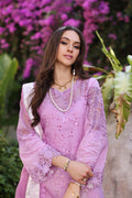 Noor by Saadia Asad | Luxury Chikankari Lawn24 | D9-A Pink - by - Libasekhas UK - Registered Vendor of : Noor by Saadia Asad - 100% Original Designer Dresss