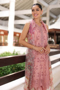 Noor by Saadia Asad | Luxury Chikankari Lawn24 | D4-B Pink Laser - by - Libasekhas UK - Registered Vendor of : Noor by Saadia Asad - 100% Original Designer Dresss