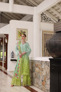 Noor by Saadia Asad | Luxury Chikankari Lawn24 | D5-A Aqua Ombre - by - Libasekhas UK - Registered Vendor of : Noor by Saadia Asad - 100% Original Designer Dresss