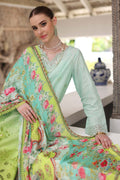 Noor by Saadia Asad | Luxury Chikankari Lawn24 | D5-A Aqua Ombre - by - Libasekhas UK - Registered Vendor of : Noor by Saadia Asad - 100% Original Designer Dresss