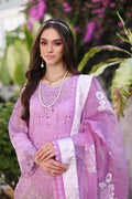 Noor by Saadia Asad | Luxury Chikankari Lawn24 | D9-A Pink - by - Libasekhas UK - Registered Vendor of : Noor by Saadia Asad - 100% Original Designer Dresss