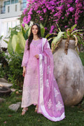 Noor by Saadia Asad | Luxury Chikankari Lawn24 | D9-A Pink - by - Libasekhas UK - Registered Vendor of : Noor by Saadia Asad - 100% Original Designer Dresss