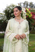 Noor by Saadia Asad | Luxury Chikankari Lawn24 | D11-B Mint Schifli - by - Libasekhas UK - Registered Vendor of : Noor by Saadia Asad - 100% Original Designer Dresss