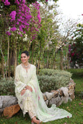 Noor by Saadia Asad | Luxury Chikankari Lawn24 | D11-B Mint Schifli - by - Libasekhas UK - Registered Vendor of : Noor by Saadia Asad - 100% Original Designer Dresss