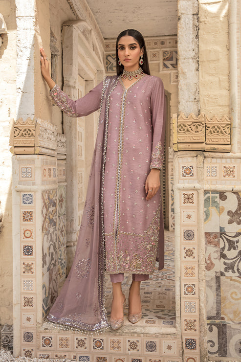 Saffron | Persia Wedding Collection | Plum Velvet - by - Libasekhas UK - Registered Vendor of : Saffron - 100% Original Designer Dresss