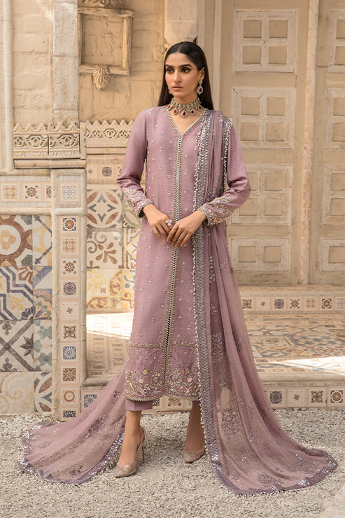 Saffron | Persia Wedding Collection | Plum Velvet - by - Libasekhas UK - Registered Vendor of : Saffron - 100% Original Designer Dresss