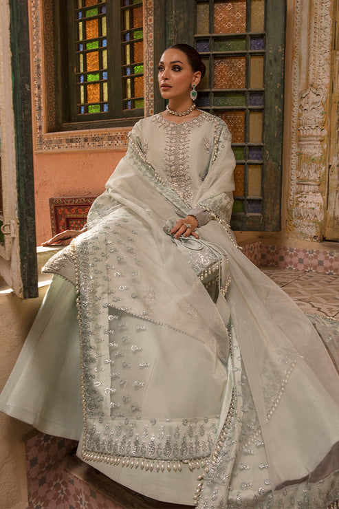 Saffron | Persia Wedding Collection | Teal Evening - by - Libasekhas UK - Registered Vendor of : Saffron - 100% Original Designer Dresss