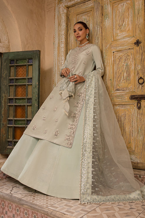 Saffron | Persia Wedding Collection | Teal Evening - by - Libasekhas UK - Registered Vendor of : Saffron - 100% Original Designer Dresss