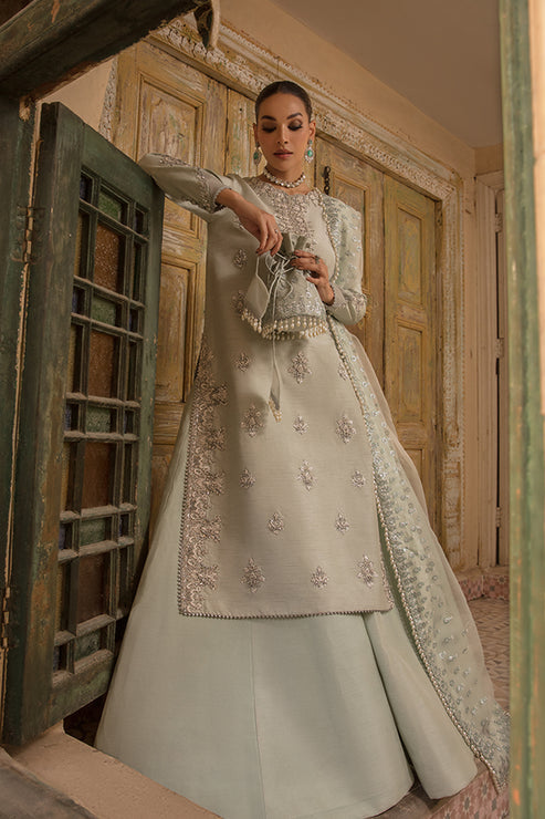 Saffron | Persia Wedding Collection | Teal Evening - by - Libasekhas UK - Registered Vendor of : Saffron - 100% Original Designer Dresss