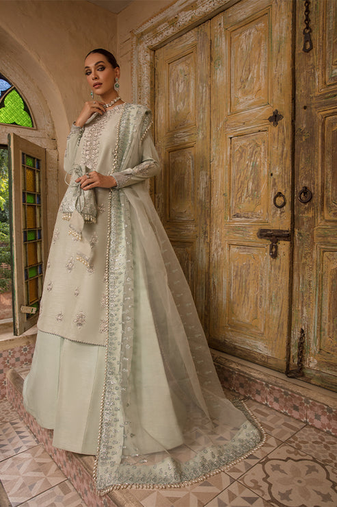 Saffron | Persia Wedding Collection | Teal Evening - by - Libasekhas UK - Registered Vendor of : Saffron - 100% Original Designer Dresss