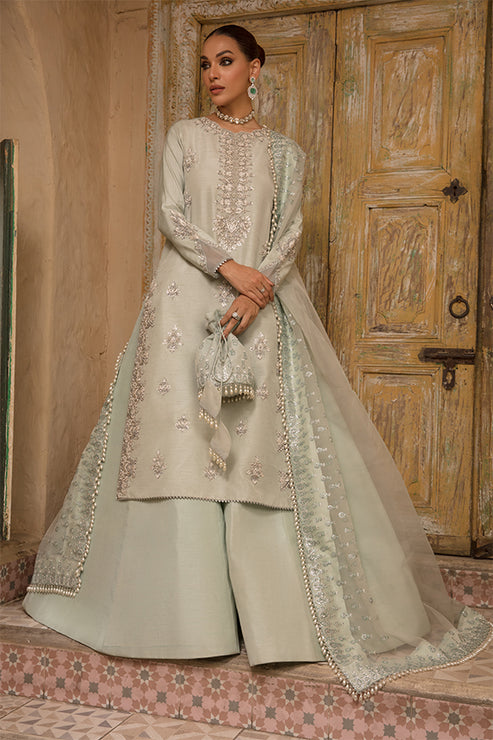 Saffron | Persia Wedding Collection | Teal Evening - by - Libasekhas UK - Registered Vendor of : Saffron - 100% Original Designer Dresss