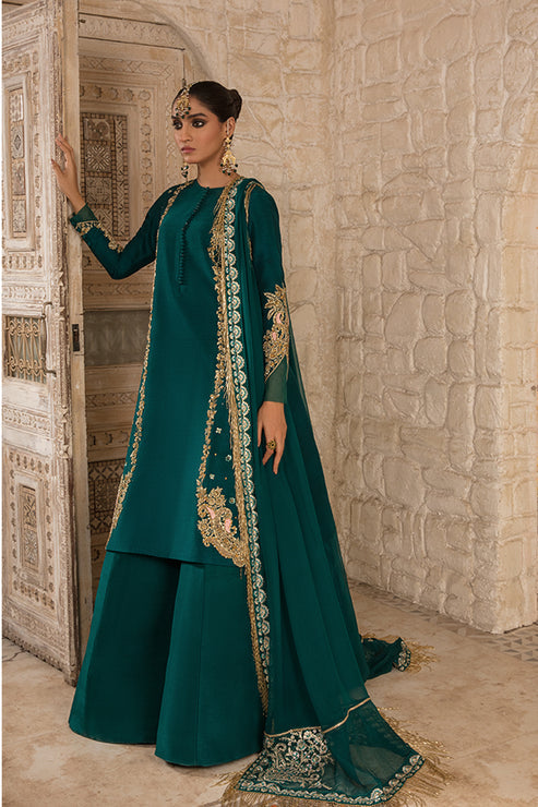 Saffron | Persia Wedding Collection | Emerald Elegance - by - Libasekhas UK - Registered Vendor of : Saffron - 100% Original Designer Dresss