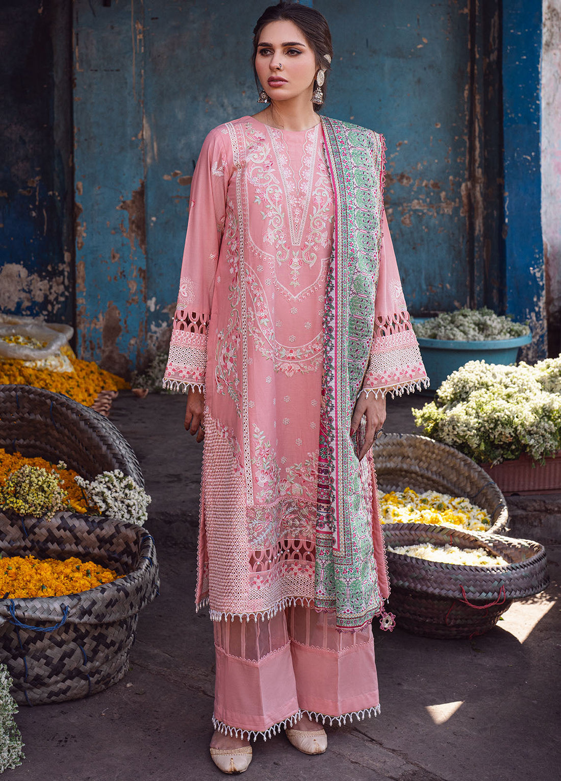 Sahane | Sahakari Chikankari Lawn Edit 24 | Mohini - by - Libasekhas UK - Registered Vendor of : Sahane - 100% Original Designer Dresss