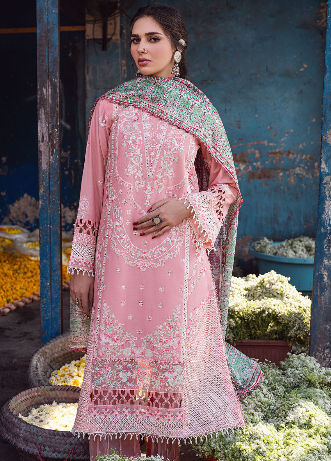 Sahane | Sahakari Chikankari Lawn Edit 24 | Mohini - by - Libasekhas UK - Registered Vendor of : Sahane - 100% Original Designer Dresss