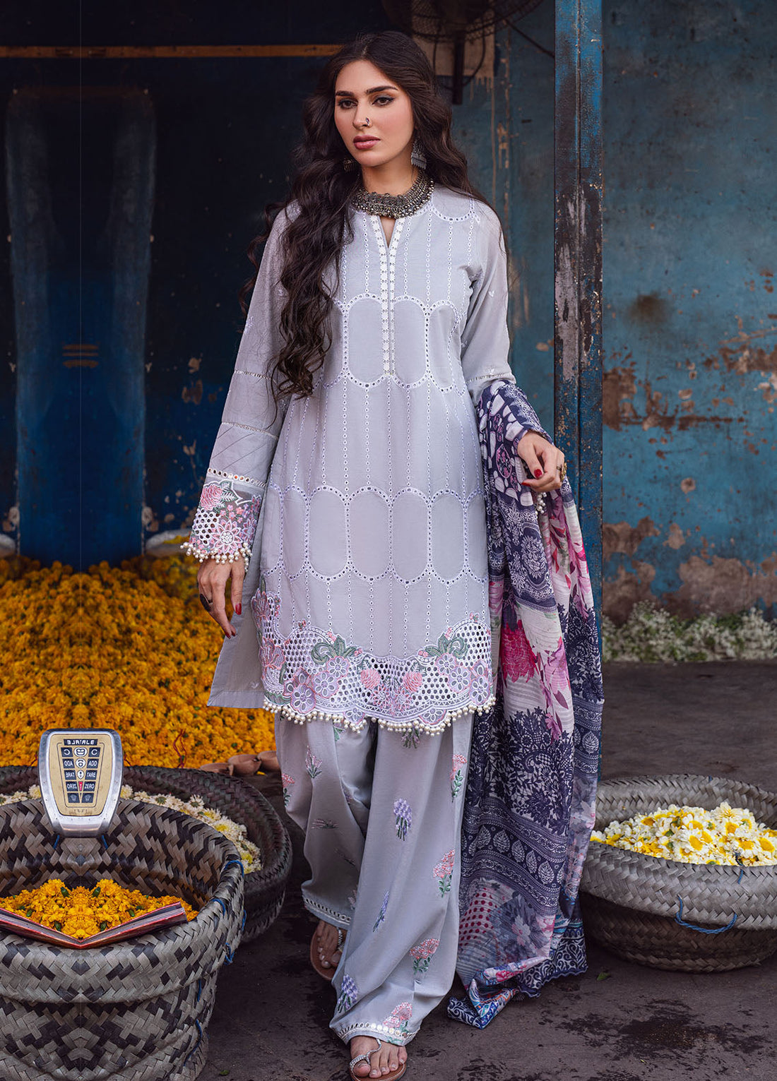Sahane | Sahakari Chikankari Lawn Edit 24 | Dastaan - by - Libasekhas UK - Registered Vendor of : Sahane - 100% Original Designer Dresss