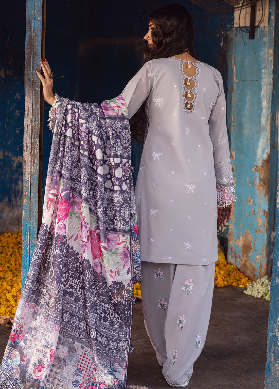 Sahane | Sahakari Chikankari Lawn Edit 24 | Dastaan - by - Libasekhas UK - Registered Vendor of : Sahane - 100% Original Designer Dresss