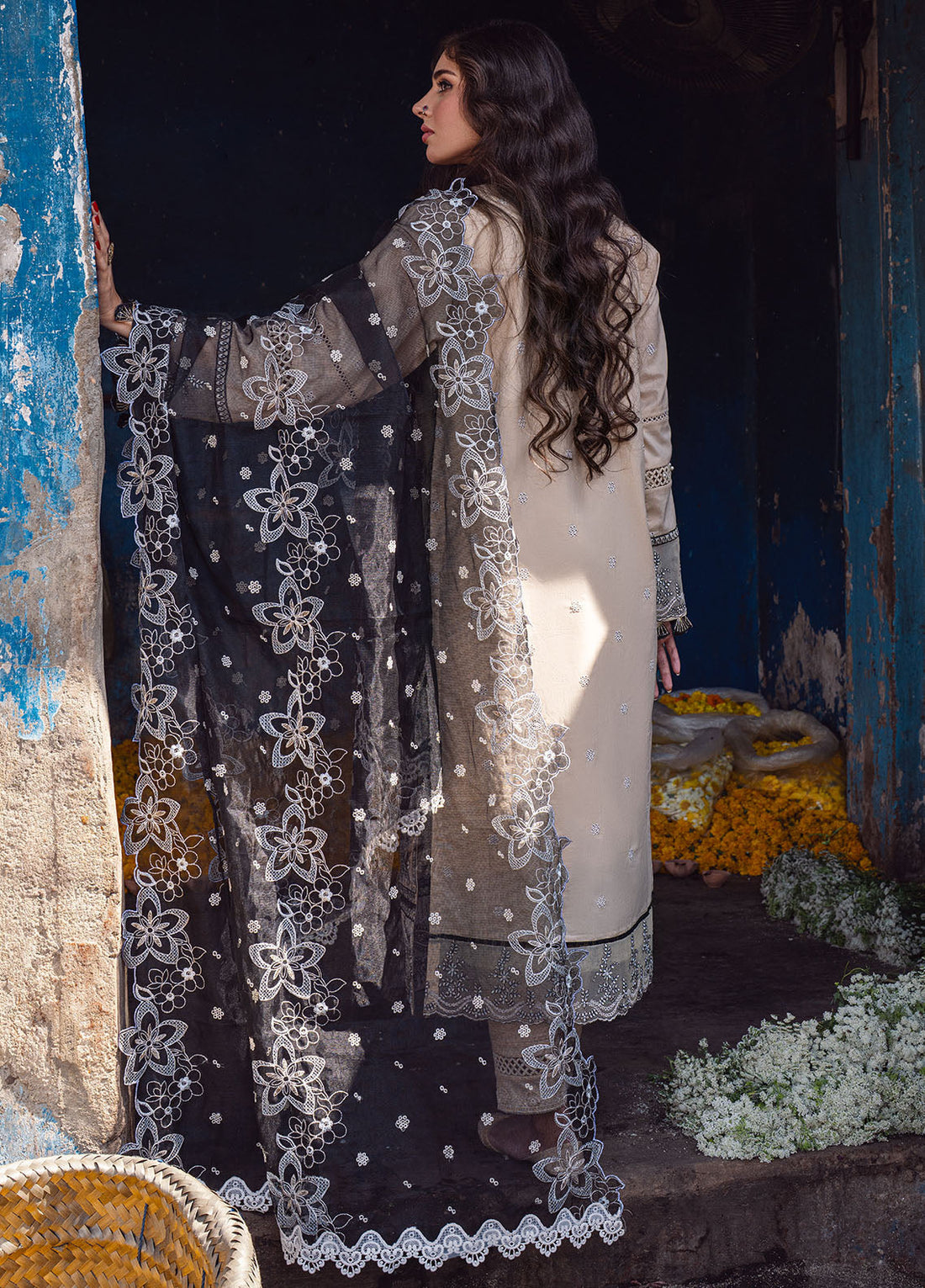 Sahane | Sahakari Chikankari Lawn Edit 24 | Ghazal - by - Libasekhas UK - Registered Vendor of : Sahane - 100% Original Designer Dresss