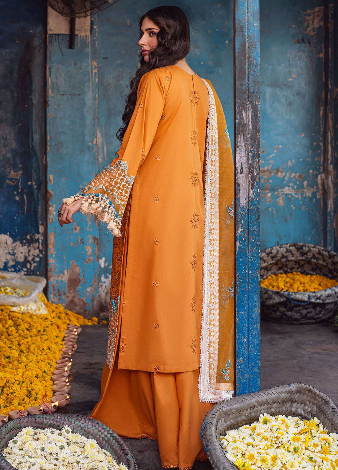 Sahane | Sahakari Chikankari Lawn Edit 24 | Mashal - by - Libasekhas UK - Registered Vendor of : Sahane - 100% Original Designer Dresss