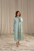 Sahar | Mirage Spring Luxury 24 | Slub Lawn 3 Piece (Embroidered) - by - Libasekhas UK - Registered Vendor of : Sahar - 100% Original Designer Dresss