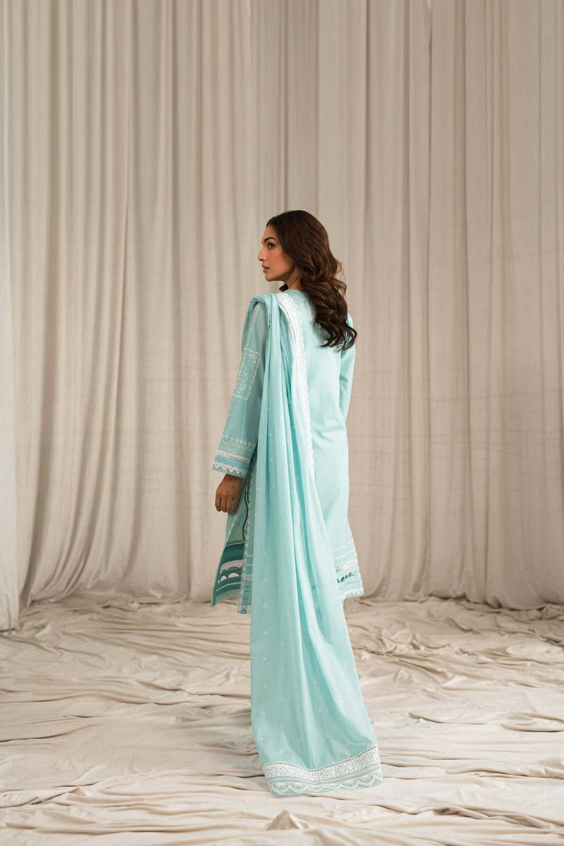 Sahar | Mirage Spring Luxury 24 | Chikankari 3 Piece - by - Libasekhas UK - Registered Vendor of : Sahar - 100% Original Designer Dresss