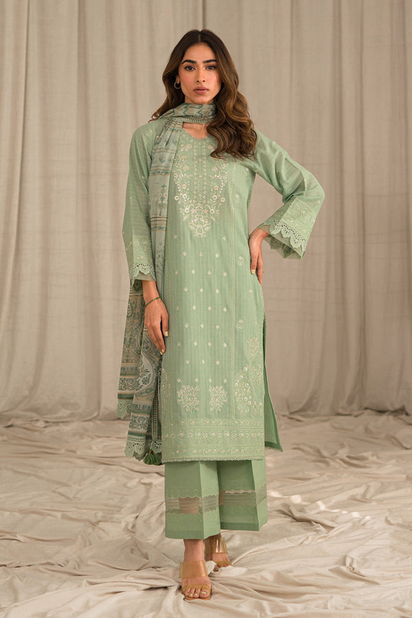 Sahar | Mirage Spring Luxury 24 | Textured Lawn 3 Piece (Embroidered) - by - Libasekhas UK - Registered Vendor of : Sahar - 100% Original Designer Dresss