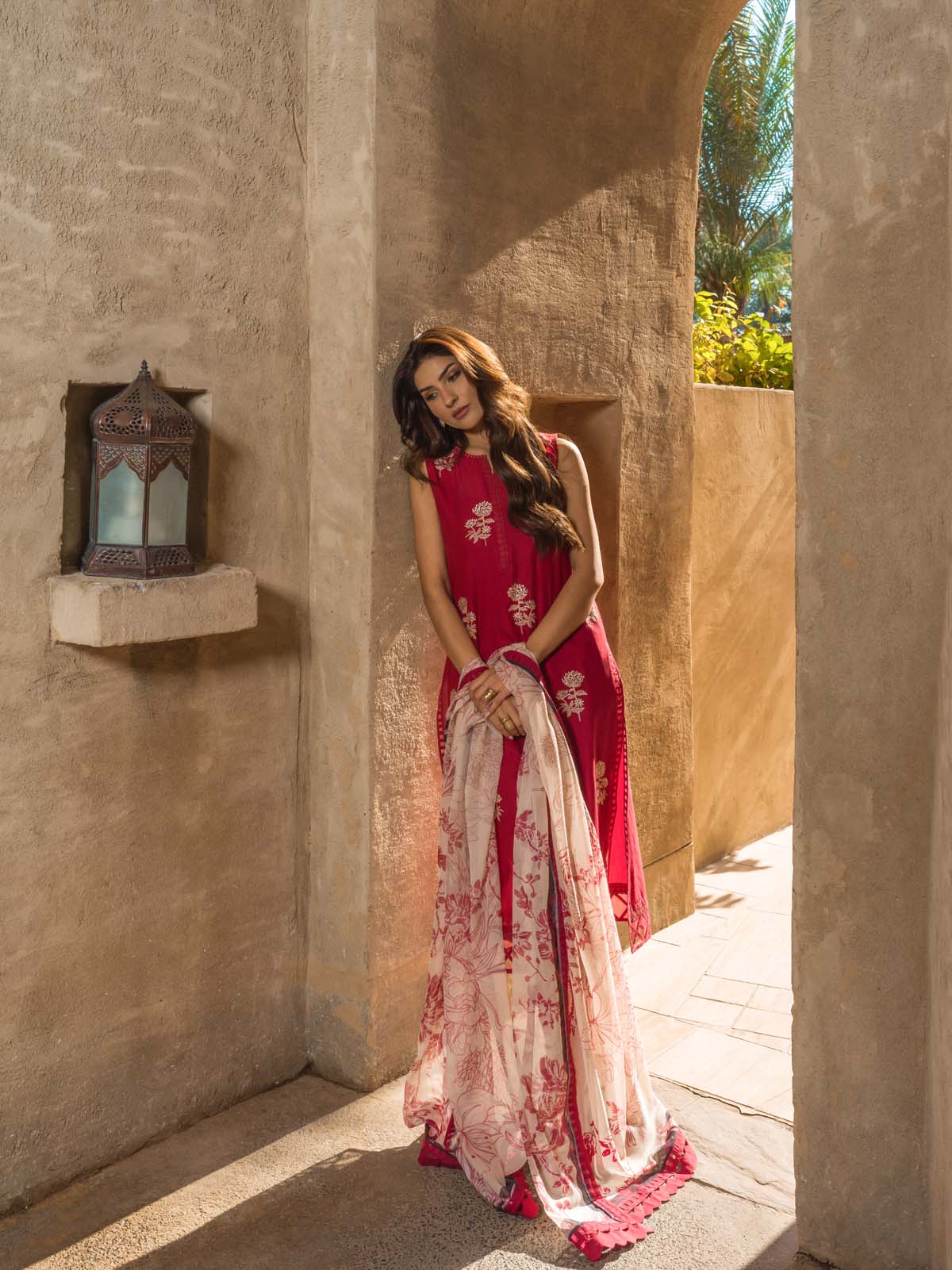 Sahar | Mirage Spring Luxury 24 | Slub Lawn 3 Piece (Embroidered) - by - Libasekhas UK - Registered Vendor of : Sahar - 100% Original Designer Dresss