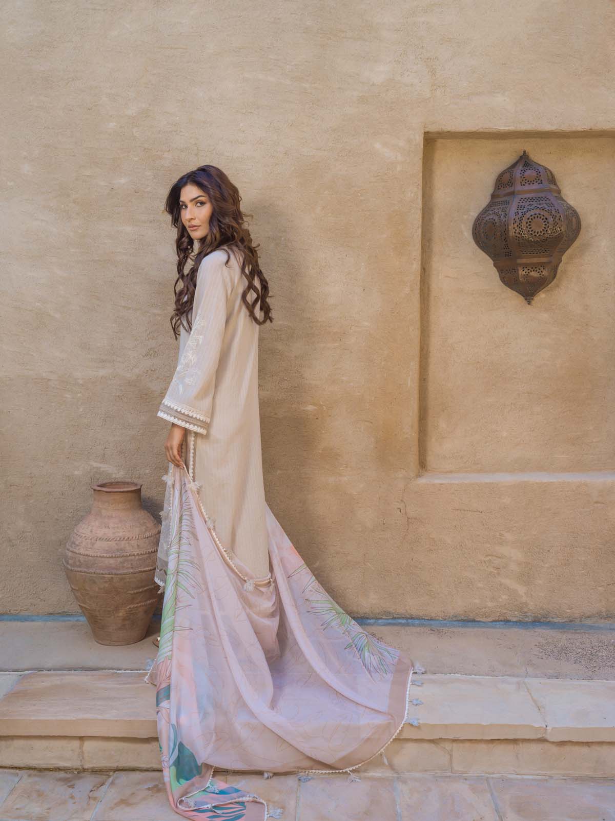 Sahar | Mirage Spring Luxury 24 | Textured Lawn 3 Piece (Embroidered) - by - Libasekhas UK - Registered Vendor of : Sahar - 100% Original Designer Dresss