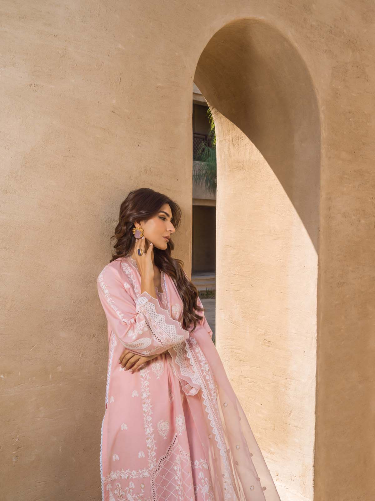 Sahar | Mirage Spring Luxury 24 | Chikankari 3 Piece - by - Libasekhas UK - Registered Vendor of : Sahar - 100% Original Designer Dresss