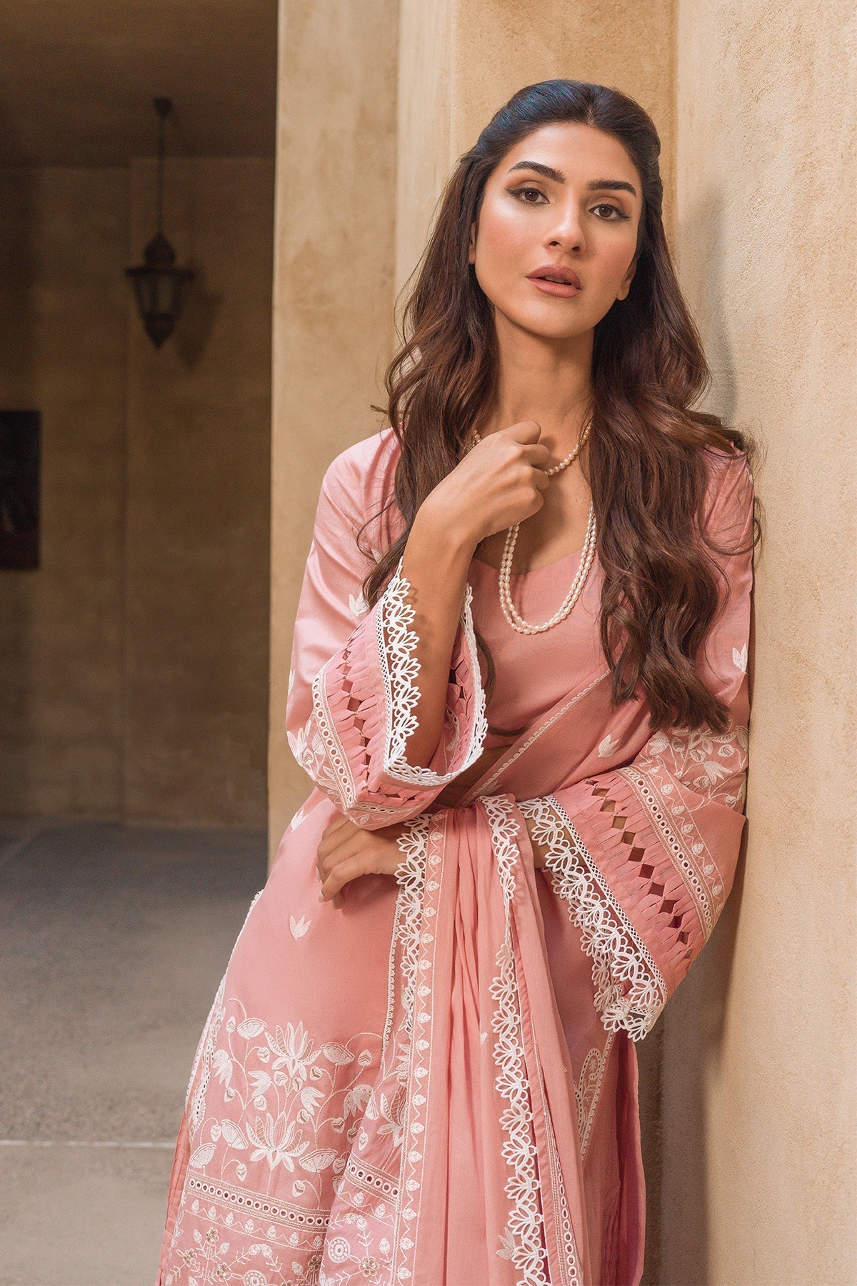 Sahar | Mirage Spring Luxury 24 | Chikankari 3 Piece - by - Libasekhas UK - Registered Vendor of : Sahar - 100% Original Designer Dresss