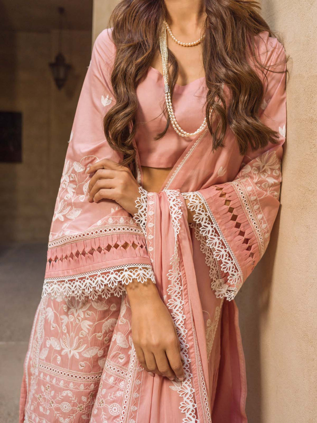 Sahar | Mirage Spring Luxury 24 | Chikankari 3 Piece - by - Libasekhas UK - Registered Vendor of : Sahar - 100% Original Designer Dresss