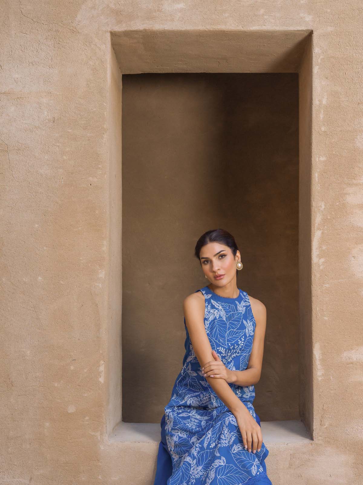 Sahar | Mirage Spring Luxury 24 | Slub Lawn 3 Piece (Embroidered) - by - Libasekhas UK - Registered Vendor of : Sahar - 100% Original Designer Dresss
