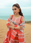 Crimson | Lawn 24 | Stars of Fire - Fiesta Coral - Luxury -  Libasekhas