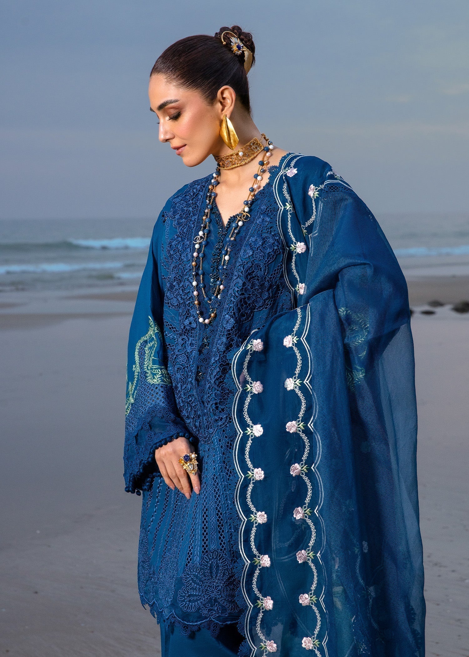Crimson | Lawn 24 | Ulysses - Midnight - Luxury -  Libasekhas