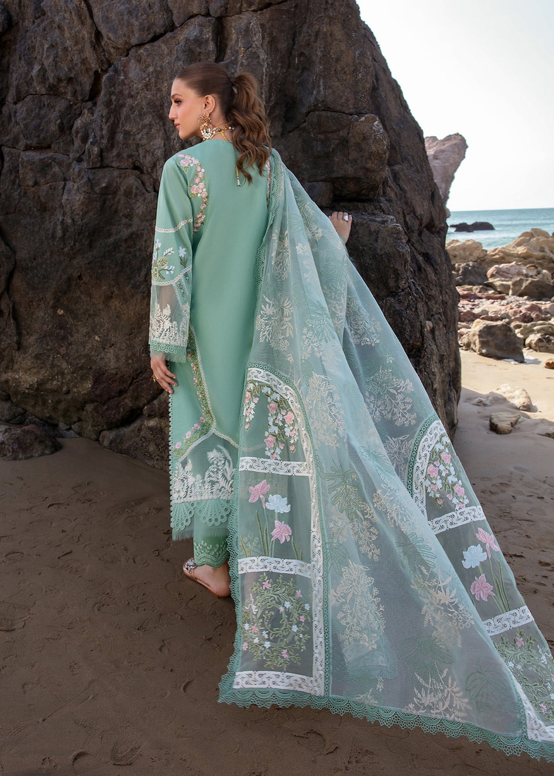 Crimson | Lawn 24 | Winds of Eden - Jade - Luxury -  Libasekhas