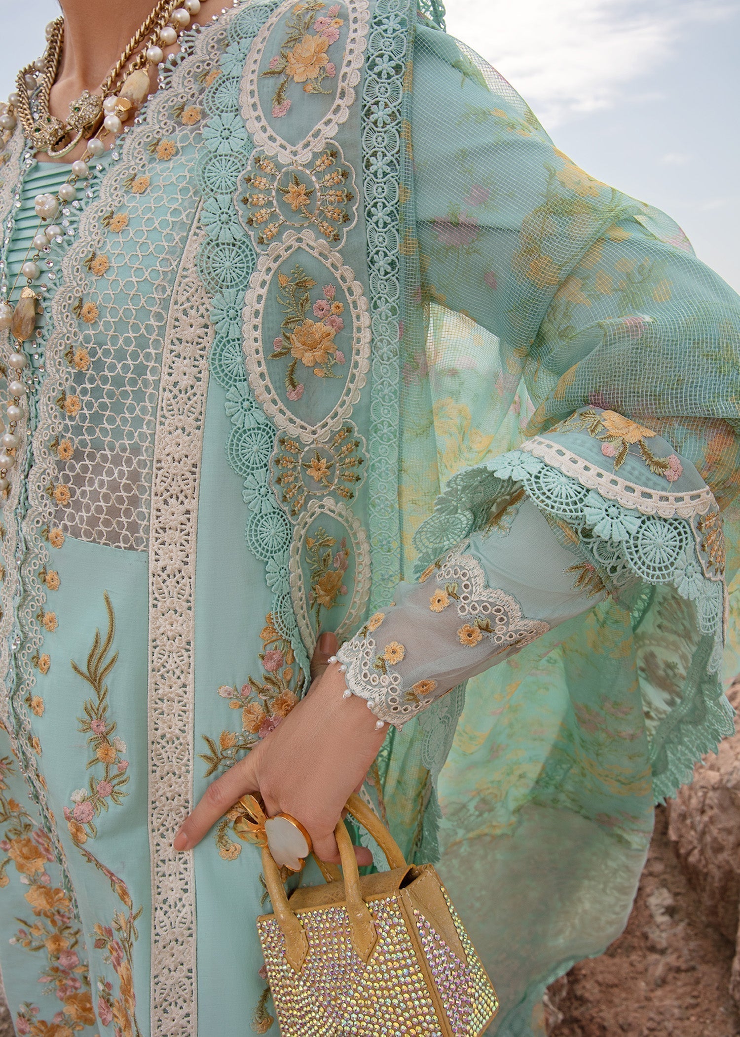 Crimson | Lawn 24 | Dove's Song - Opel - Luxury -  Libasekhas