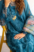 Saira Rizwan | Luxury Lawn 24 | SAPPHIRE - SRLL24-07 - by - Libasekhas UK - Registered Vendor of : Saira Rizwan - 100% Original Designer Dresss