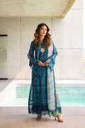 Saira Rizwan | Luxury Lawn 24 | SAPPHIRE - SRLL24-07 - by - Libasekhas UK - Registered Vendor of : Saira Rizwan - 100% Original Designer Dresss