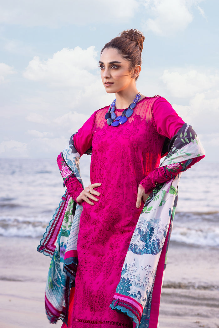 Saira Rizwan | Luxury Lawn 24 | DAMASK - SRLL24-08 - by - Libasekhas UK - Registered Vendor of : Saira Rizwan - 100% Original Designer Dresss