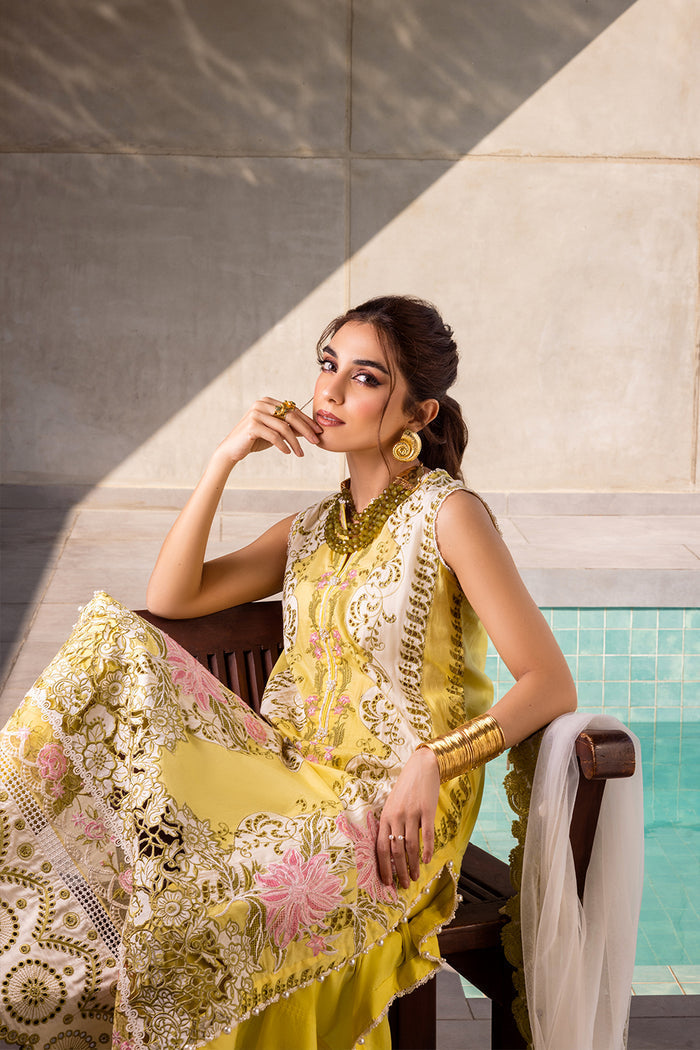 Saira Rizwan | Luxury Lawn 24 | TIFFANY - SRLL24-03 - by - Libasekhas UK - Registered Vendor of : Saira Rizwan - 100% Original Designer Dresss