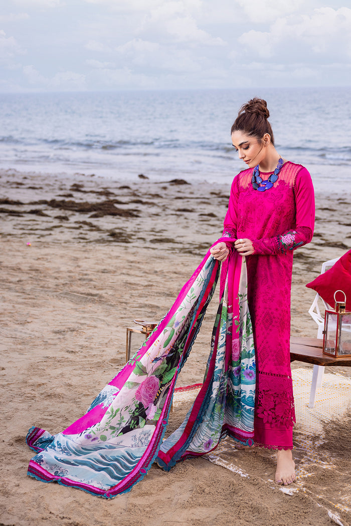 Saira Rizwan | Luxury Lawn 24 | DAMASK - SRLL24-08 - by - Libasekhas UK - Registered Vendor of : Saira Rizwan - 100% Original Designer Dresss