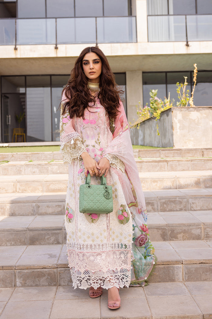 Saira Rizwan | Luxury Lawn 24 | LAUREL - SRLL24-01 - by - Libasekhas UK - Registered Vendor of : Saira Rizwan - 100% Original Designer Dresss