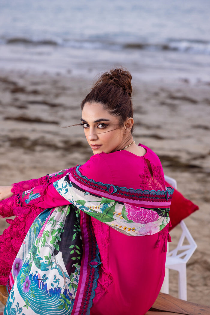 Saira Rizwan | Luxury Lawn 24 | DAMASK - SRLL24-08 - by - Libasekhas UK - Registered Vendor of : Saira Rizwan - 100% Original Designer Dresss