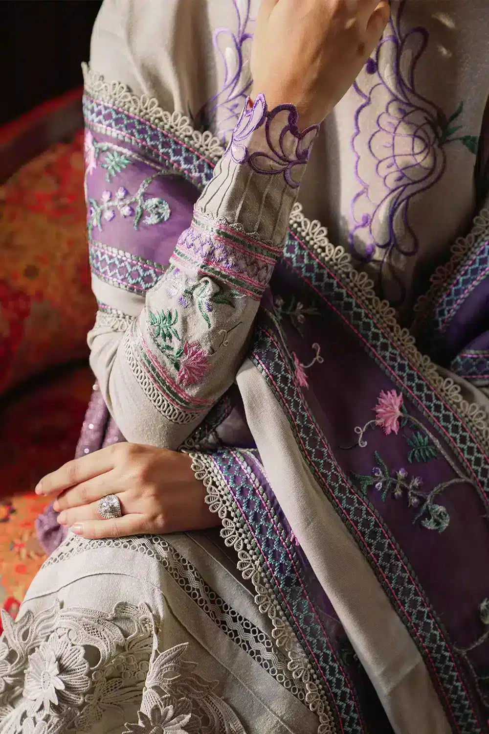 Saira Rizwan | Winter 23 | ZHALAY SR-07 - by - Libasekhas UK - Registered Vendor of : Saira Rizwan - 100% Original Designer Dresss