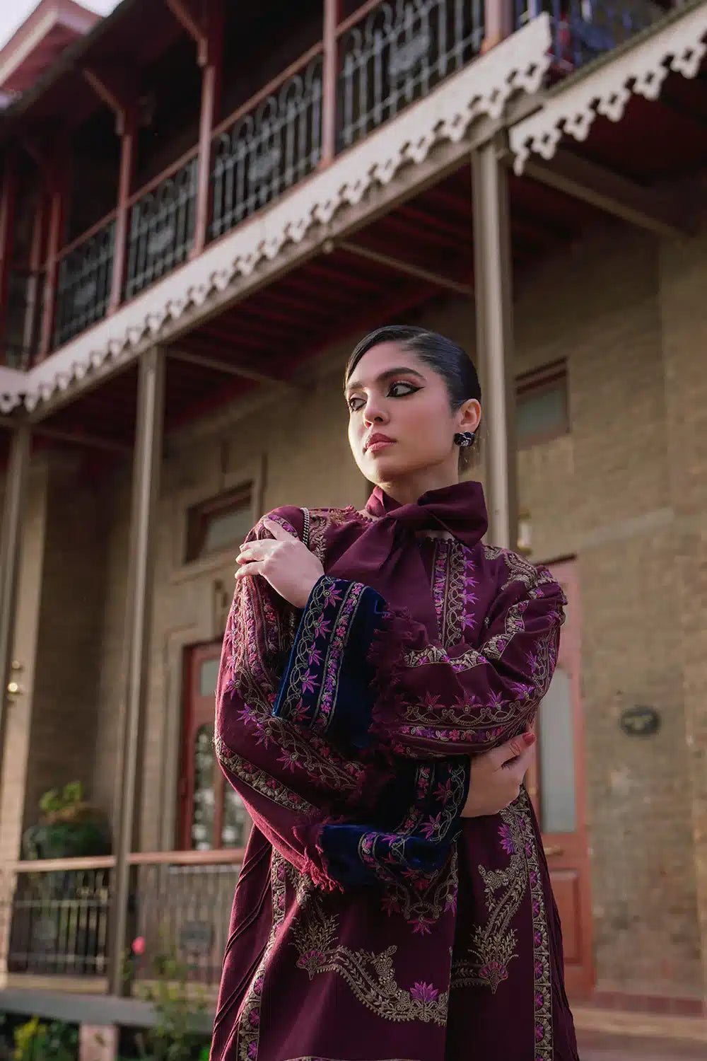 Saira Rizwan | Winter 23 | ZAYNEM SR-02 - by - Libasekhas UK - Registered Vendor of : Saira Rizwan - 100% Original Designer Dresss