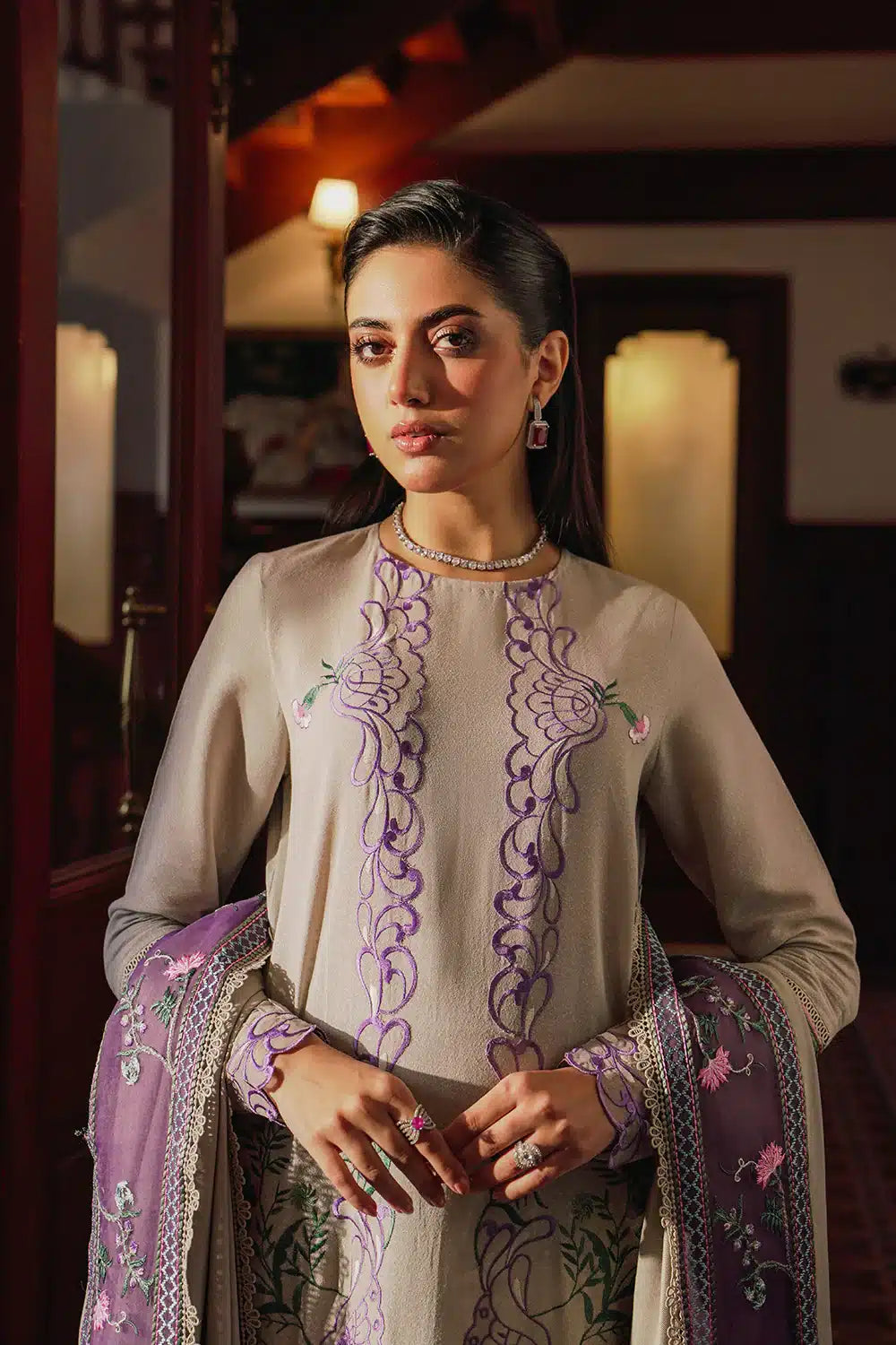 Saira Rizwan | Winter 23 | ZHALAY SR-07 - by - Libasekhas UK - Registered Vendor of : Saira Rizwan - 100% Original Designer Dresss