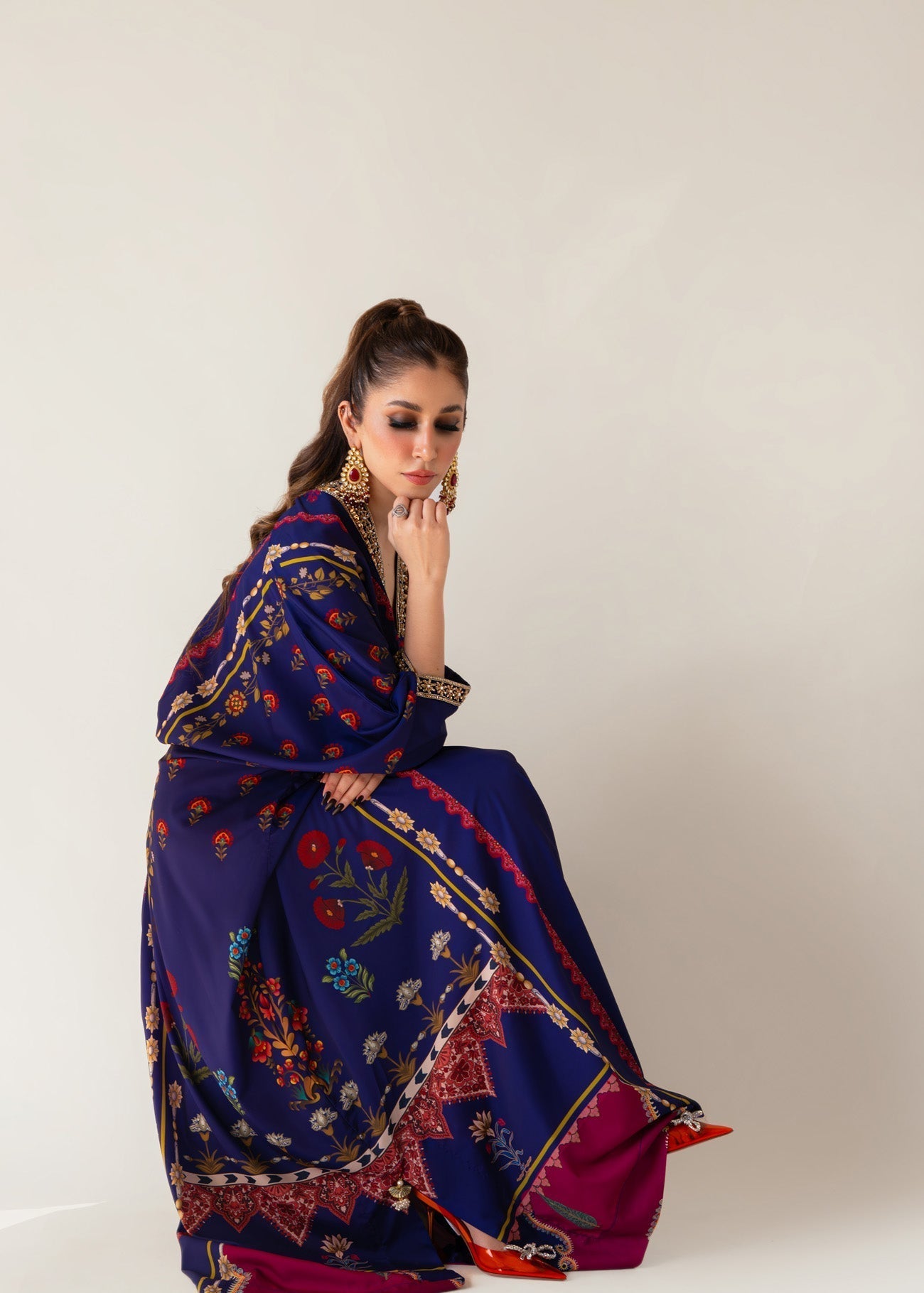 Sammy K | Bahar Formals | BASANTI GULAAB - by - Libasekhas UK - Registered Vendor of : Sammy K - 100% Original Designer Dresss