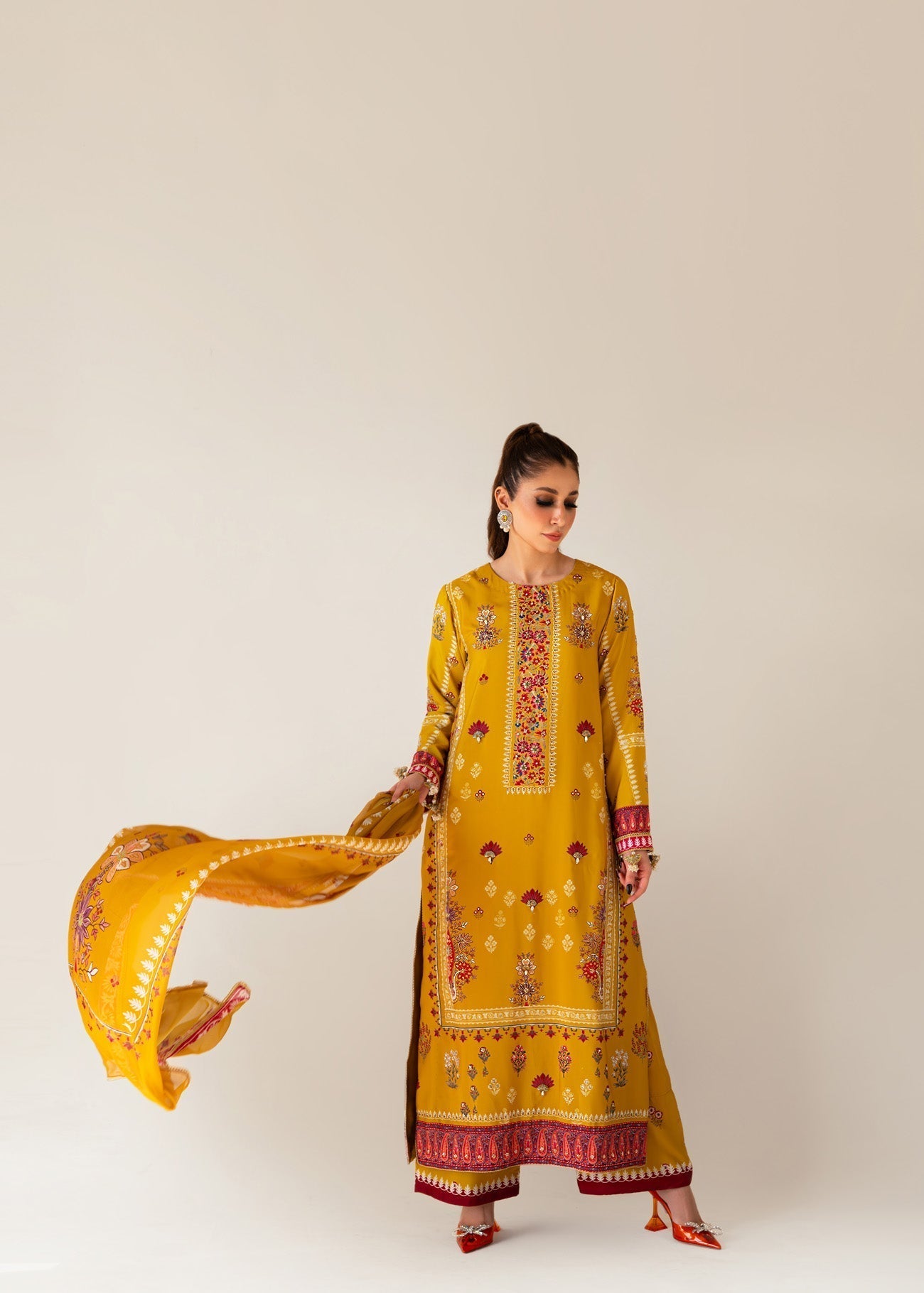 Sammy K | Bahar Formals | Marigold - by - Libasekhas UK - Registered Vendor of : Sammy K - 100% Original Designer Dresss