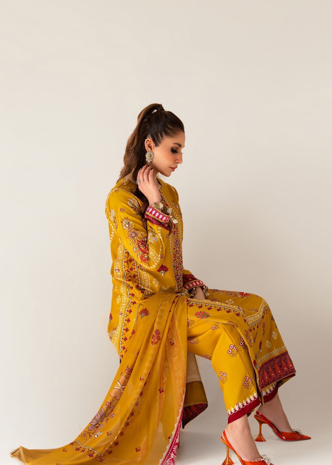 Sammy K | Bahar Formals | Marigold - by - Libasekhas UK - Registered Vendor of : Sammy K - 100% Original Designer Dresss